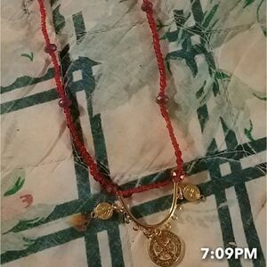 Handmade special beads necklace